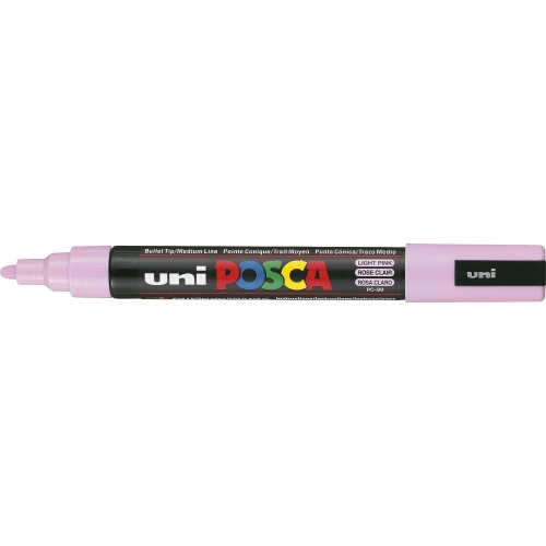Uni-ball Mitsubishi Pencil Μαρκαδόρος Posca 2.5Mm Medium Pc-5M - Light Pink Ροζ PC-5M-L.PINK 4902778036891