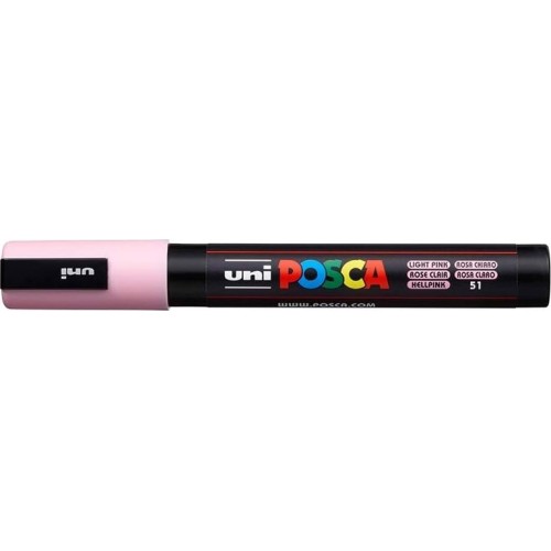 Uni-ball Mitsubishi Pencil Μαρκαδόρος Posca 2.5Mm Medium Pc-5M - Light Pink Ροζ PC-5M-L.PINK 4902778036891