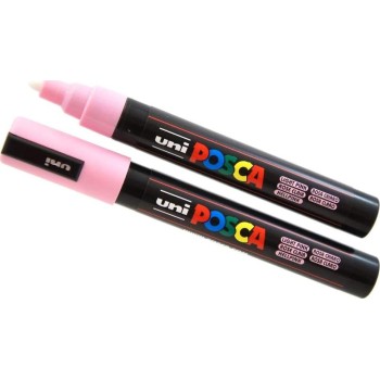 Uni-ball Mitsubishi Pencil Μαρκαδόρος Posca 2.5Mm Medium Pc-5M - Light Pink Ροζ PC-5M-L.PINK 4902778036891
