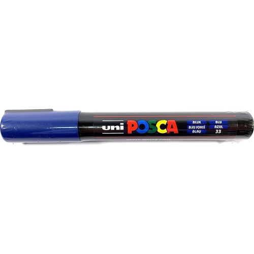 Uni-ball Mitsubishi Pencil Μαρκαδόρος Posca 2.5Mm Medium PC-5M - Μπλε PC-5M-BLUE 4902778916124