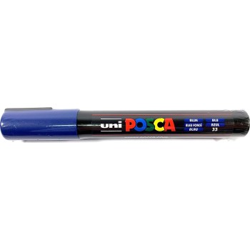 Uni-ball Mitsubishi Pencil Posca Pc-5M Medium Bullet Tip Marker - Blue PC-5M-BLUE 4902778916124