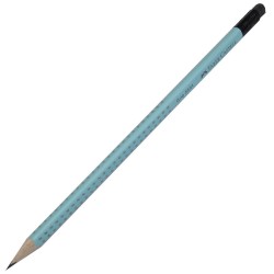 Faber-Castell Triangular Pencil With Eraser Grip 2001 Grip Mint 100-129-424 5201612156801
