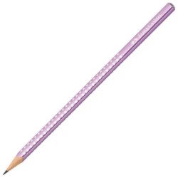 Faber-Castell Τριγωνικό Μολύβι Sparkle Μεταλλικό Μώβ 118263 4005401182634