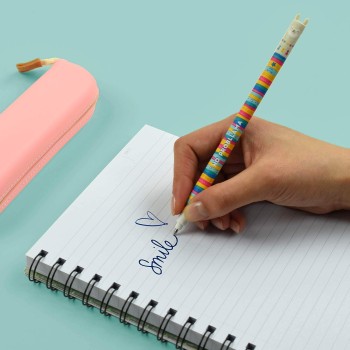 Legami Erasable Gel Pen, Ball On The End To Remove Ink Without Consuming The Paper - Blue Thermosensitive Ink EP0010 80524619658