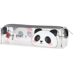 Legami Pencil Case, Transparent Case Panda PC0023 8052461962399