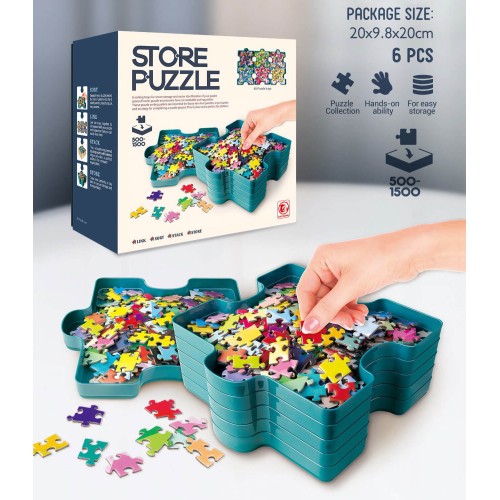 Toys-shop Choice Σύστημα Αποθήκευσης Πάζλ 6Τμχ JZ090807 6990323908074