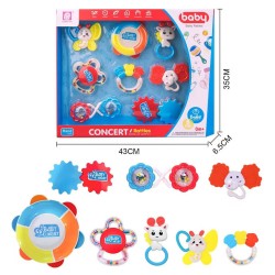 Toys-shop Choice Baby Rattles 8PCS JM094383 6990323943839