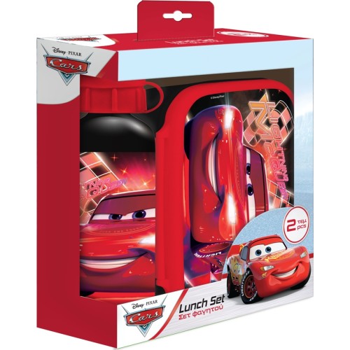 Diakakis imports Σετ Φαγητού Disney Cars Φαγητοδοχείο 800Ml-Παγούρι 500Ml Αλουμινίου 000563553 5205698596230