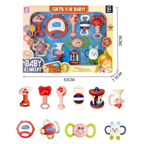 Toys-shop Choice Σετ Κουδουνίστρες 10Τμχ JM092883 6990323928836
