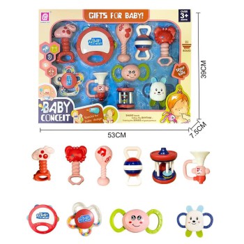 Toys-shop Choice Baby Rattles 10PCS        Similar Product JM092883 6990323928836