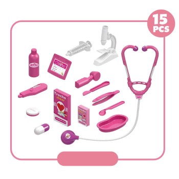 Toys-shop Choice Σέτ Ιατρικά Εργαλεία Ρόζ 15Τμχ JU089086 6990323890867