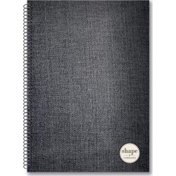 shape notebooks Τετράδιο Σπιράλ Α4 4 Θέματα 21X29 120 Φύλλα - Fabric FA-1204 5200399806428
