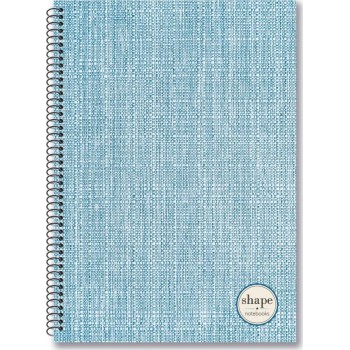 shape notebooks Τετράδιο Σπιράλ Α4 4 Θέματα 21X29 120 Φύλλα - Fabric FA-1204 5200399806428