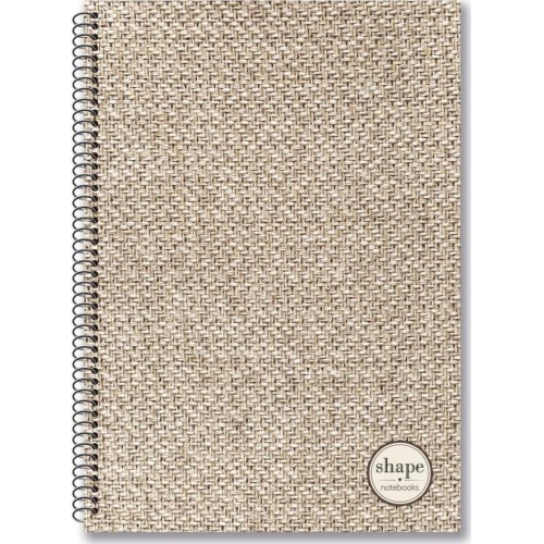 shape notebooks Τετράδιο Σπιράλ Α4 4 Θέματα 21X29 120 Φύλλα - Fabric FA-1204 5200399806428