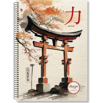 shape notebooks Τετράδιο Σπιράλ Α4 2 Θέματα 21X29 90 Φύλλα - Japan JA-1202 5200399804301