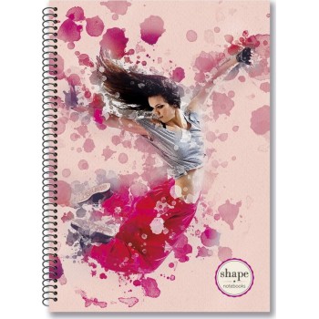 shape notebooks Τετράδιο Σπιράλ B5 2 Θέματα 17X25 60 Φύλλα - Dance DA-1102 5200399806619