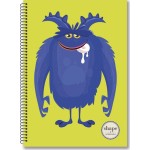 shape notebooks Τετράδιο Σπιράλ Β5 1 Θέμα 17X24 30 Φύλλα - Monsters MO-1101 5200399806329