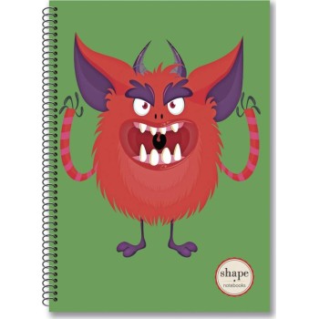 shape notebooks Notebook Β5 2 Subjects Monsters MO-1102 5200399806336