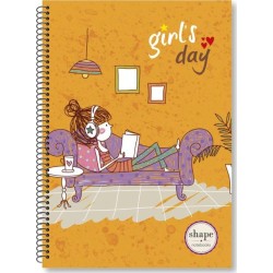 shape notebooks Notebook Β5 2 Subjects Girls GI-1102 5200399806305