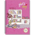 shape notebooks Notebook Β5 2 Subjects Girls GI-1102 5200399806305