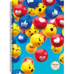 shape notebooks Τετράδιο Σπιράλ Β5 1 Θέμα 17X24 30 Φύλλα - Like LK-1101 5200399807470