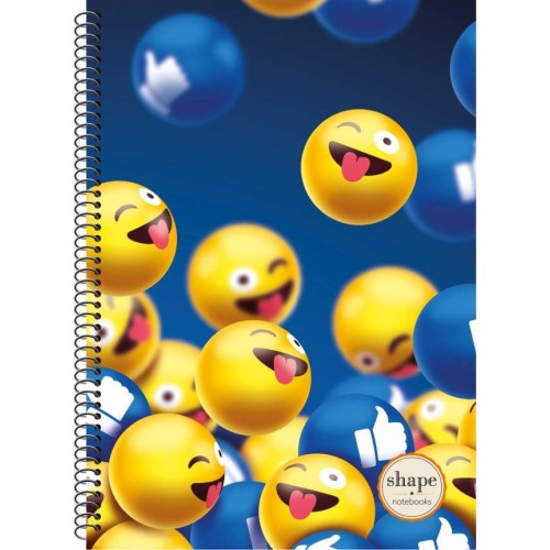 shape notebooks Τετράδιο Σπιράλ Β5 1 Θέμα 17X24 30 Φύλλα - Like LK-1101 5200399807470