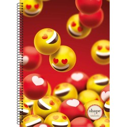 shape notebooks Τετράδιο Σπιράλ B5 3 Θέματα 17X25 90 Φύλλα - Like LK-1103 5200399807494