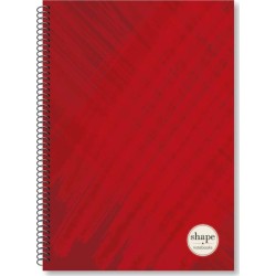 shape notebooks Notebook Α4 2 Subjects 21X29 60 Sheets - Brush BR-1202 5200399807142