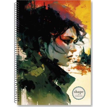 shape notebooks Notebook Α4 3 Subjects Women WO-1203 5200399807296