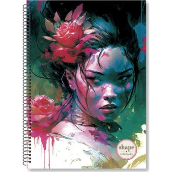 shape notebooks Τετράδιο Σπιράλ Α4 4 Θέματα 21X29 120 Φύλλα - Women WO-1204 5200399807302