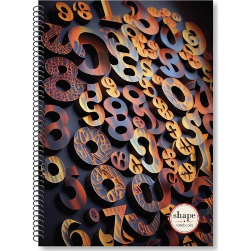 shape notebooks Τετράδιο Σπιράλ Α4 3 Θέματα 21X29 90 Φύλλα - Numbers NU-1203 5200399807449