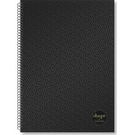 shape notebooks Notebook Α4 2 Subjects 21X29 60 Sheets - Black Uv BL-1202 5200399807531