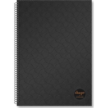 shape notebooks Notebook Α4 2 Subjects 21X29 60 Sheets - Black Uv BL-1202 5200399807531