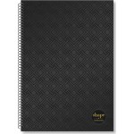 shape notebooks Τετράδιο Σπιράλ Α4 2 Θέματα 21X29 60 Φύλλα - Black Uv BL-1202 5200399807531