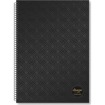 shape notebooks Notebook Α4 2 Subjects 21X29 60 Sheets - Black Uv BL-1202 5200399807531