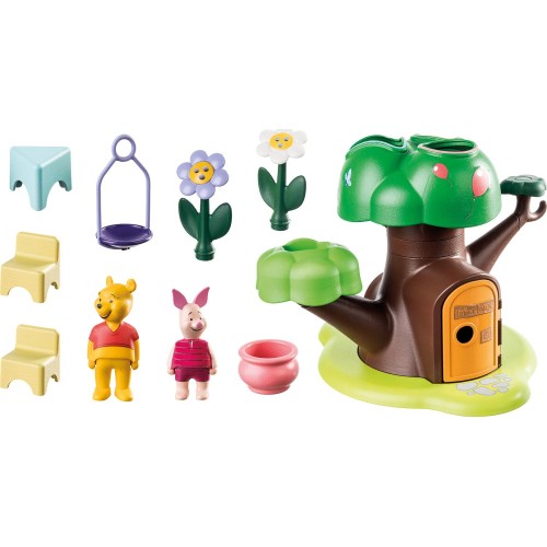 Playmobil 1.2.3 And Disney Winnie S Piglet S Tree House 71316 4008789713162