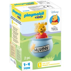 Playmobil 1.2.3 And Disney Ο Γουίνι Με Ένα Βάζο Μέλι 71318 4008789713186