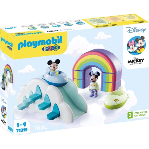 Playmobil 1.2.3 And Disney Διασκέδαση Στα Σύννεφα Με Τον Μίκυ Και Τη Μίνι Μάους 71319 4008789713193