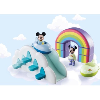 Playmobil 1.2.3 And Disney Διασκέδαση Στα Σύννεφα Με Τον Μίκυ Και Τη Μίνι Μάους 71319 4008789713193