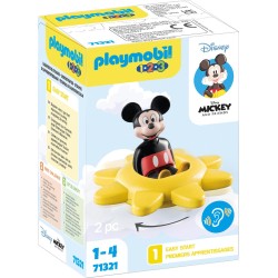 Playmobil 1.2.3 And Disney Μίκυ Μάους Με Περιστρεφόμενο Ήλιο 71321 4008789713216