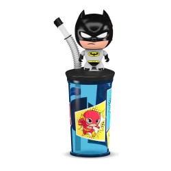 Relkon DC Super Friends Ποτήρι Με Καλαμάκι Με 10G Καραμελάκια - 1 Τμχ 76201 5200701000841