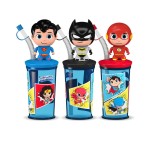Relkon DC Super Friends Ποτήρι Με Καλαμάκι Με 10G Καραμελάκια - 1 Τμχ 76201 5200701000841