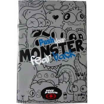 NO FEAR BMU Notebook 17X25cm OFF Road-Monster Ass. 348-14400 5204549156272