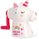 Legami Dream Big - Desktop Pencil Sharpener - Unicorn , With Container, Manual Sharpener, 6X10 Cm US0001 8053610785968