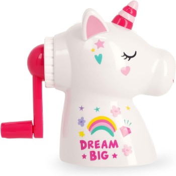 Legami Dream Big - Desktop Pencil Sharpener - Unicorn , With Container, Manual Sharpener, 6X10 Cm US0001 8053610785968