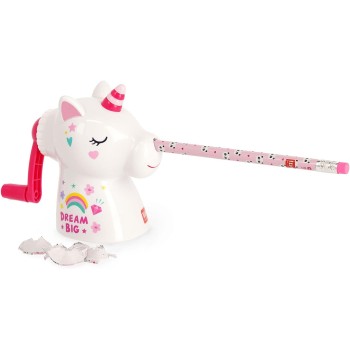 Legami Ξύστρα Μολυβιών Μανιβέλας, Με Δοχείο, Dream Big Unicorn  6X10 Cm US0001 8053610785968