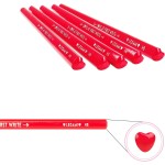 Legami Heart-Shaped Pencil, Love At First Write, 0.7 Cm Diameter, HB Lead, Phrase Printed In Gold Leaf HP0001 8054117620462