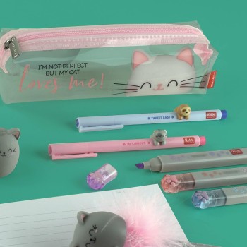 Legami Gel Pen With Decorative Animal, Avoid Rolling, Blue Ink, Removable And Recombinable Animal, 0.5 Mm Tip, Sloth Theme CPP00