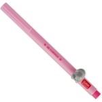 Legami Gel Pen With Decorative Animal, Avoid Rolling, Pink Ink, Removable And Recombinable Animal, 0.5 Mm Tip, Kitty Theme CPP00