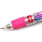 Legami 4 Colors Mini Ballpoint Pen, Mini Magic Rainbow, 2,3X10 Cm, 4 Ink Colors, Green, Blue, Purple, Pink, 1 Mm Tip MRP0001 805